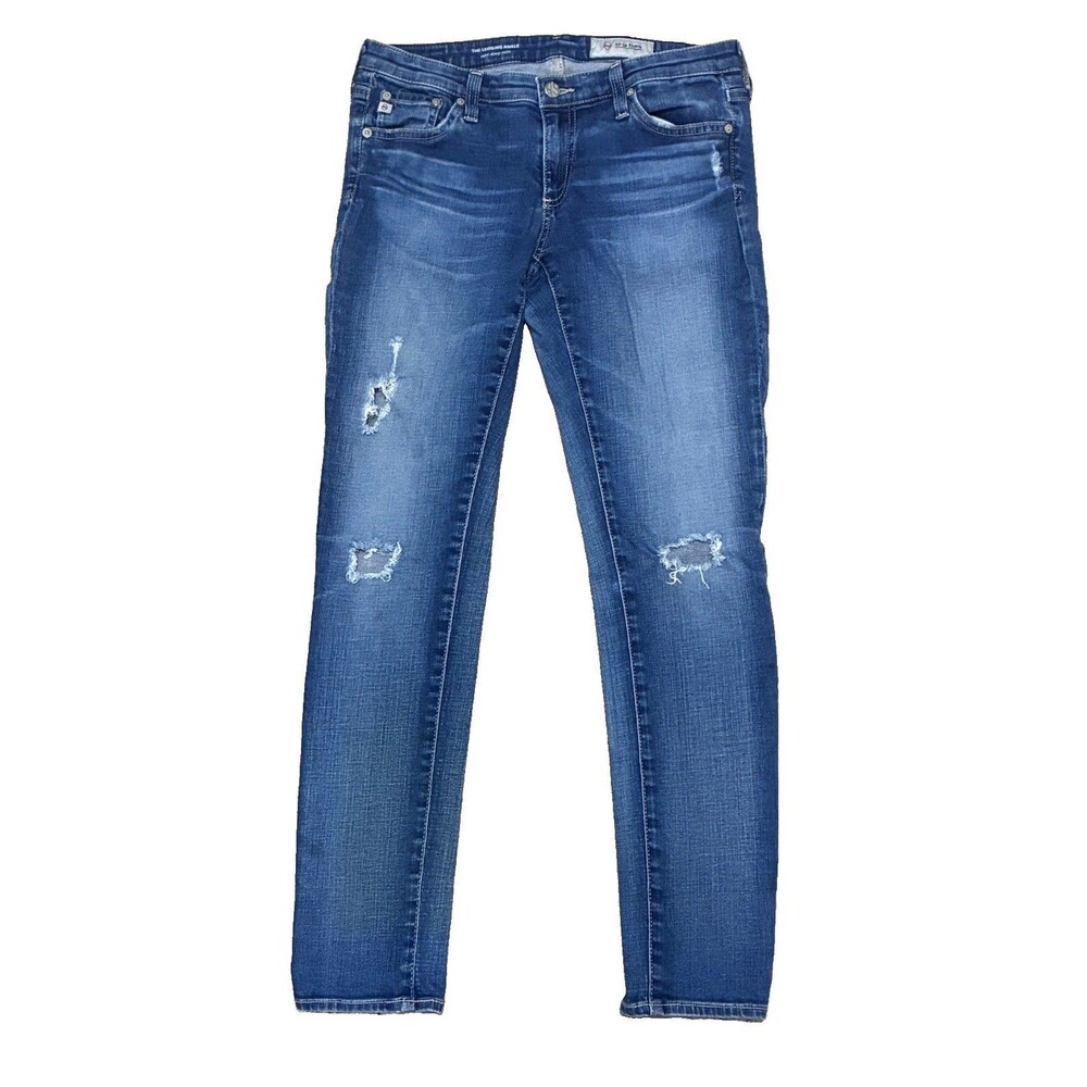 Adriano Goldschmied Jeans The Legging Ankle Distressed Size 28R